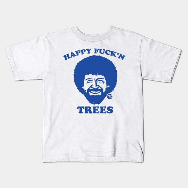 HAPPY Kids T-Shirt by toddgoldmanart